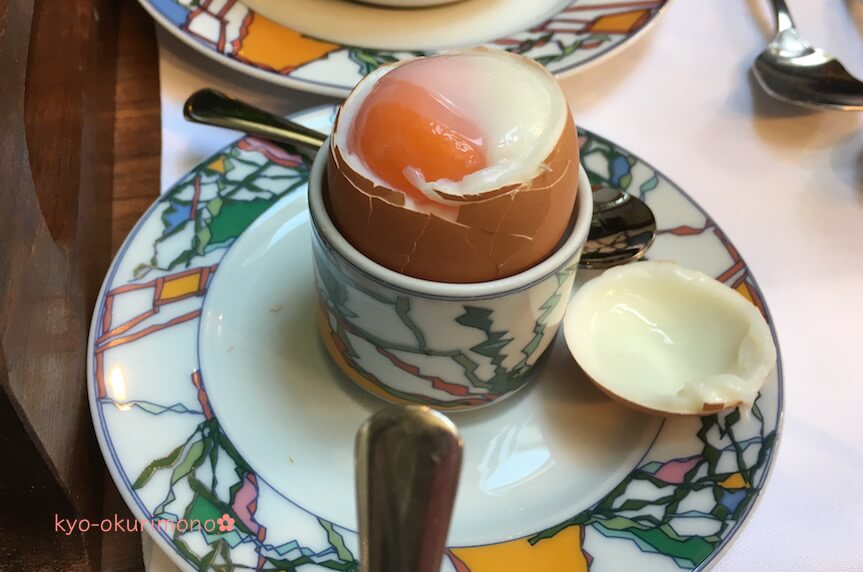 神戸北野ホテル世界一の朝食の半熟卵