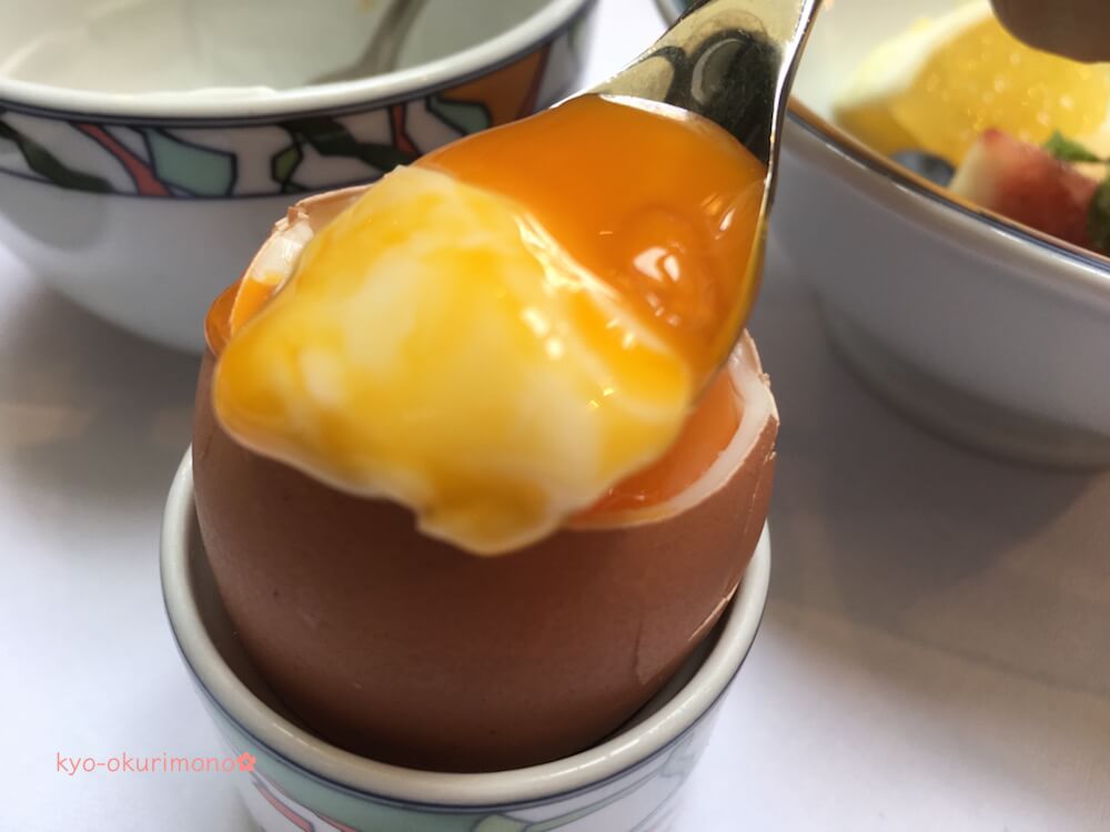 神戸北野ホテル世界一の朝食の半熟卵