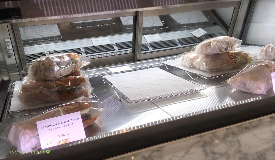 リベルテ・パティスリー・ブーランジェリー京都店のサンドイッチ